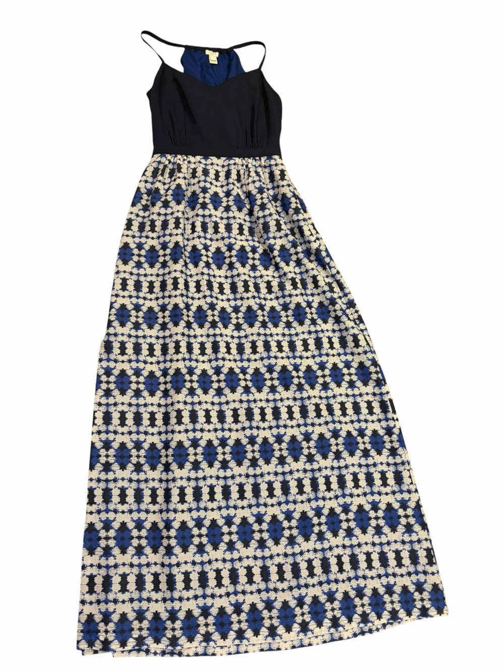 J. Crew Factory Navy Blue maxi Dress